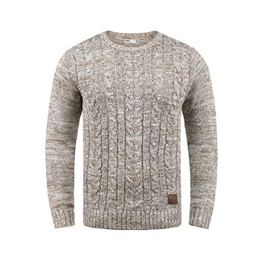 Solid philemon - maglione da uomo, taglia: l, colore: dune (5409)