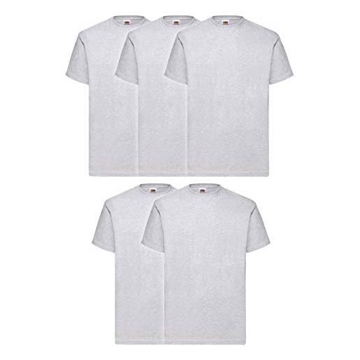 Coats&Coats set 5 t-shirt fruit of the loom (3 pezzi nero 2 blu navy - xxl - 7)
