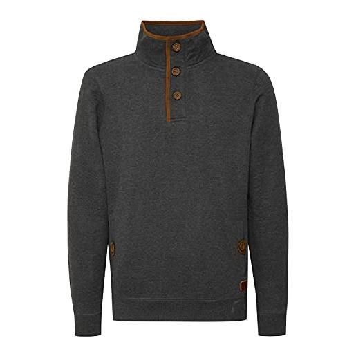 b BLEND blend achlias felpa maglione pullover da uomo con collo alto, taglia: m, colore: black (70155)