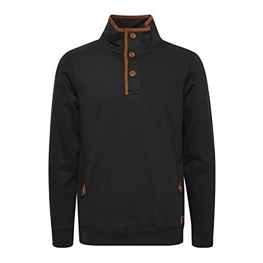 b BLEND blend achlias felpa maglione pullover da uomo con collo alto, taglia: m, colore: black (70155)