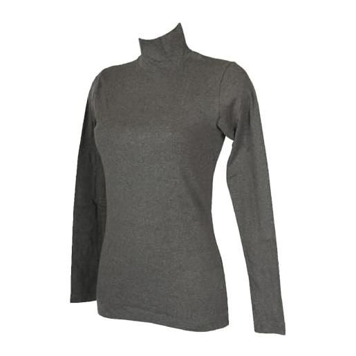 RAGNO lupetto mezzo collo donna maglia manica lunga caldo biocotton articolo d136tv, 004 avorio, 4-quarta (eu m - f 3 - usa s - gb 34)