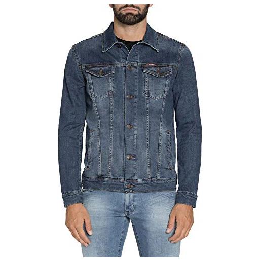 Carrera jeans - giubbino jeans per uomo, tessuto elasticizzato it m