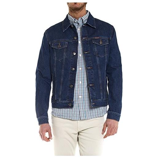 Carrera jeans - giacca in cotone, blu chiaro-blu denim (xxl)