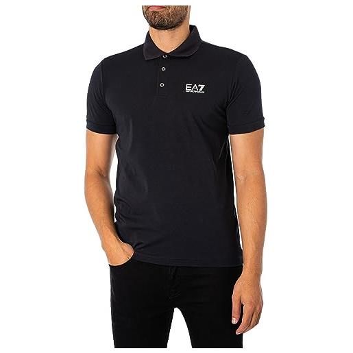 Emporio Armani ea7 Emporio Armani 7 - polo uomo blu t-shirt logo - taglia s