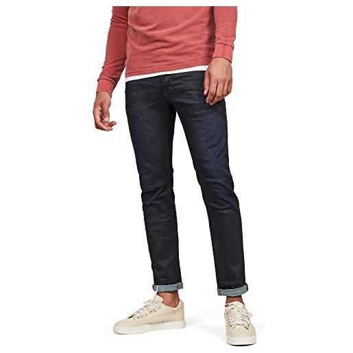G-STAR RAW men's d-staq 5-pocket slim jeans, blu (lt indigo aged d06761-8968-8436), 33w / 34l