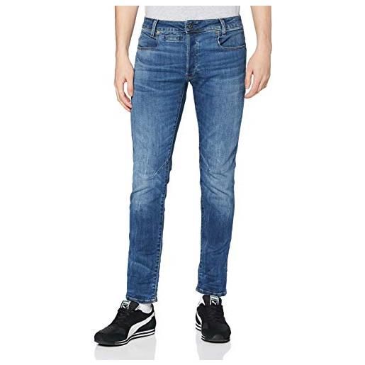 G-STAR RAW d-staq 3d slim jeans donna , blu (medium aged d05385-8968-071), 30w / 32l
