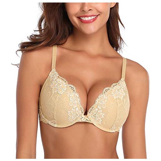 Prezzi scontati e collezioni alla moda beige, sexy reggiseno