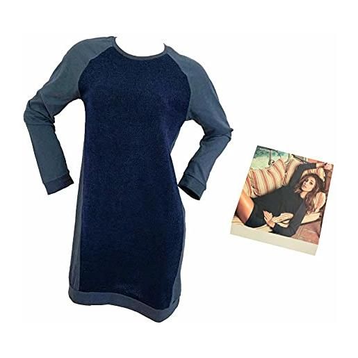 JADEA pigiama donna cotone invernale, varie fantasie, pigiama donna cotone lungo felpato, homewear (5086 grigio, s)