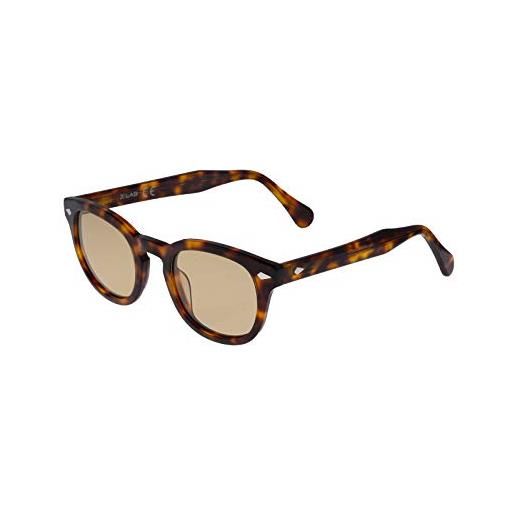 X-LAB xlab 8004 occhiali da sole stile moscot, 48mm, nero/lilla, unisex