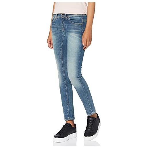 G-STAR RAW women's midge saddle straight jeans, blu (dk aged d02153-6553-89), 31w / 30l