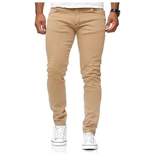 Redbridge jeans uomo slim fit pantaloni cotone vasta gamma di colori casual stretch blu scuro w40 l32
