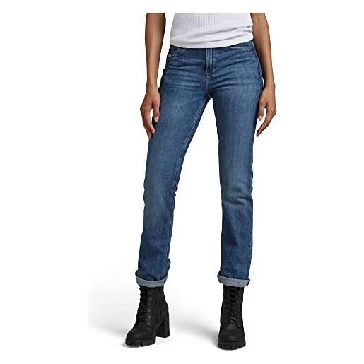 G-STAR RAW noxer straight jeans, multicolore (worn in berge gd d17192-d111-d129), 25w / 32l donna