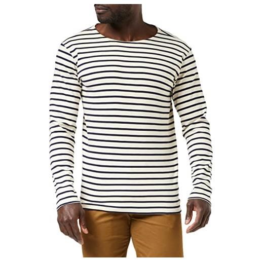 Armor-lux armor lux mariniera houat eredità uomo t-shirt, multicolore(395 nature/navire 395 nature/navire), xl