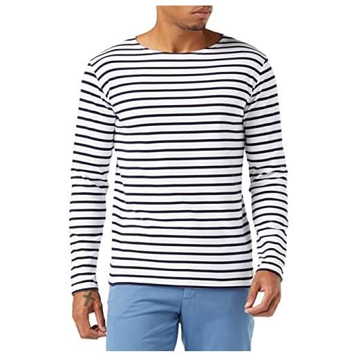 Armor Lux mariniera houat héritage homme t-shirt, multicolore (400 bianco/navire 400 bianco/navire), l uomo