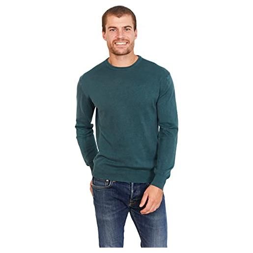 Jack Stuart - maglione in cotone girocollo da uomo (grigio, 3xl)