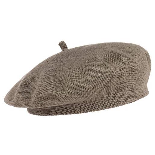 LIPODO biskaya basco in cotone da donna - basco in 100% cotone - berretto taglia unica (53-58 cm) - berretto alla francese primavera/estate - diversi colori bianco