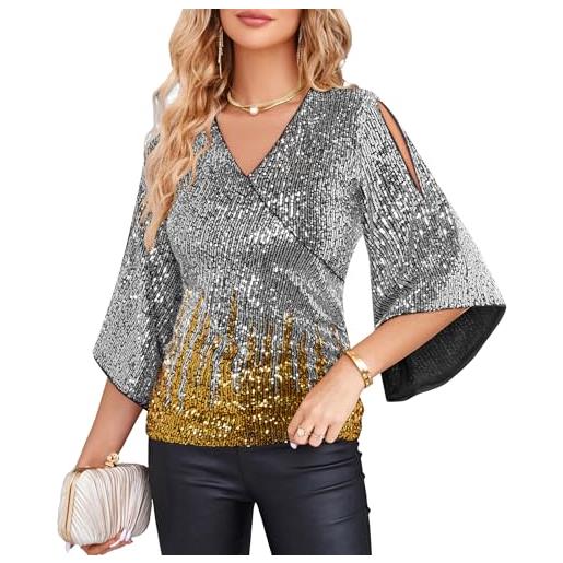 Top Donna Camicetta Estiva Donna Senza Maniche Scollo A V