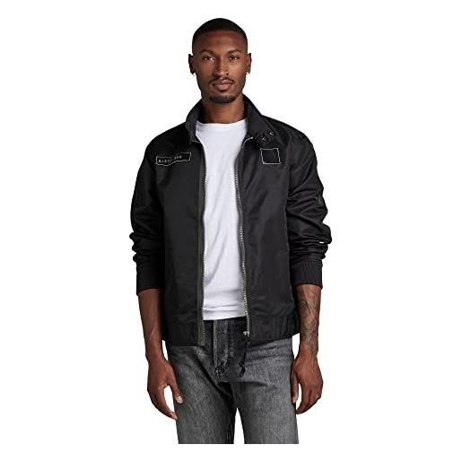 G-STAR RAW men's harrington jacket, nero (dk black d22896-c143-6484), m