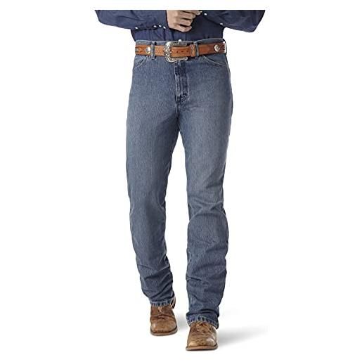 Wrangler jeans da uomo da cowboy slim fit ajuste delgado de corte vaqueroر, whisky nero. , 36w x 34l
