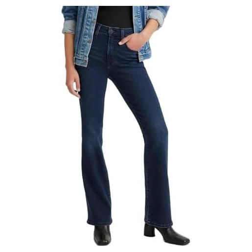 Levi's 725 high rise bootcut, jeans donna, blu ( to the nine ), 26w / 30l