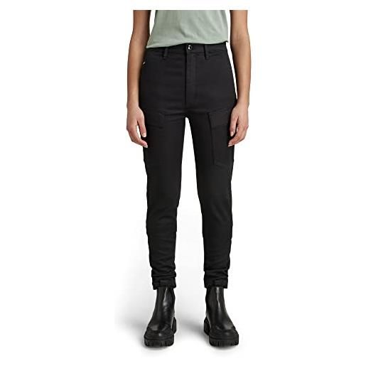 G-STAR RAW women's kafey cargo ultra high skinny pants, blu (salute d21099-c105-c742), 27w / 32l