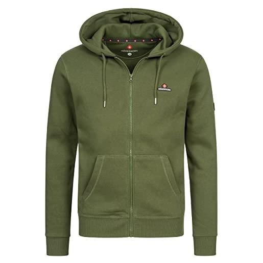 Höhenhorn katan - felpa da uomo con cappuccio, alla moda, colore: rosso, s