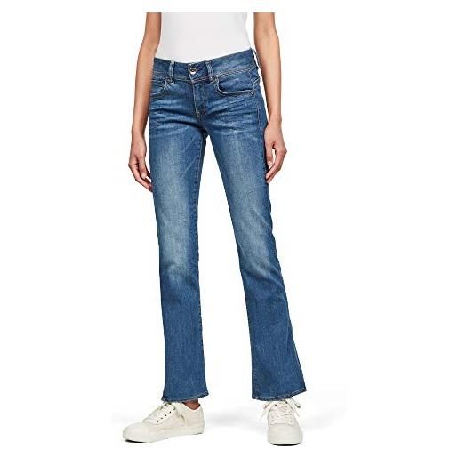 G-STAR RAW midge bootcut jeans, blu (dk aged d01896-6553-89), 27w / 28l donna