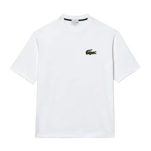 Lacoste th0062 t turtle collo shirt, blanc, xl unisex-adulto