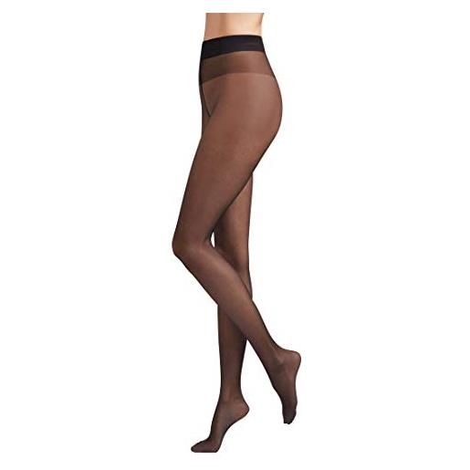 Wolford, pacchetto da 3 collant blu, satin touch confort, 20 denari, finitura lucida satinata (s)