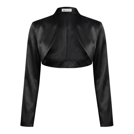 Bolero In Raso Donna - Coprispalle Elegante Per Feste E Cerimonie - Foto 11