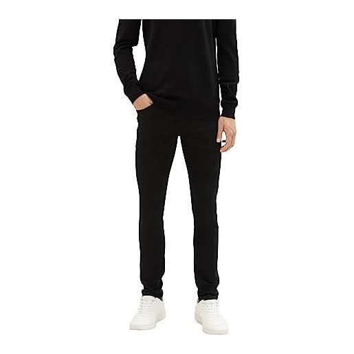 TOM TAILOR jeans, uomo, nero (black black denim 10270), 33w / 32l