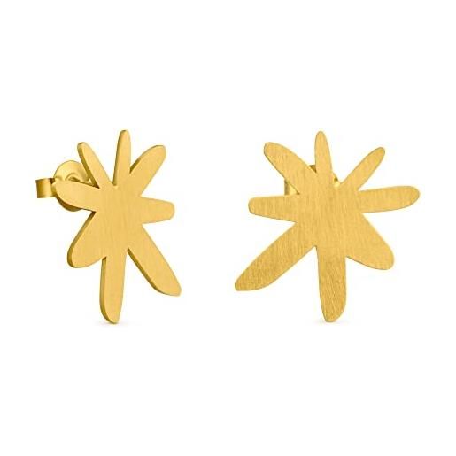 JOI D'ART orecchini d'oro miró jewelry | progettato da joidart | collezione mirò | metallo placcato oro 24k