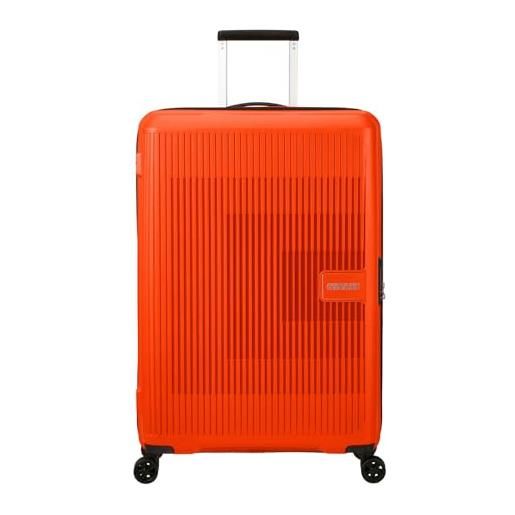 American Tourister spinner exp tsa aero step bright orange 77 unisex adulti, arancione chiaro, 77, valigia