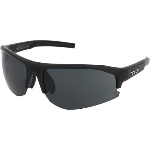 Bollé bolt 2.0 bs003005 | occhiali da sole sportivi | unisex | plastica | rettangolari | nero | adrialenti