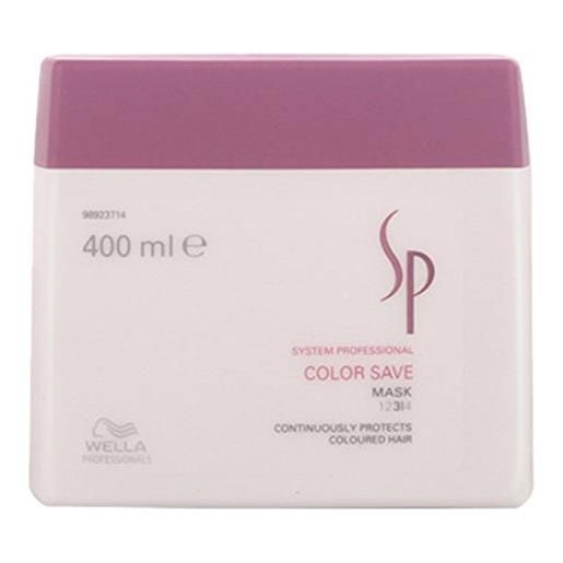 Wella Professionals wella sp, maschera color save (per capelli colorati), 400 ml