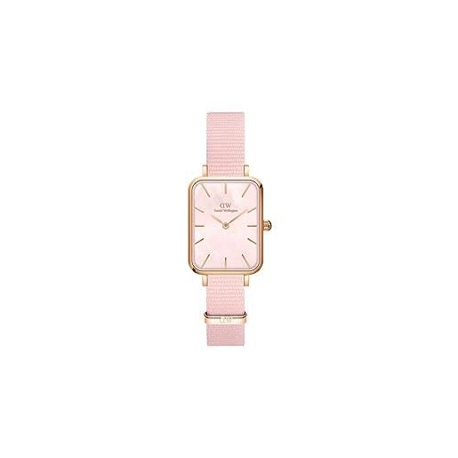 Daniel Wellington quadro orologi 20x26mm double plated stainless steel (316l) rose gold