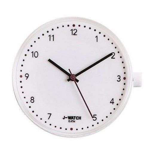 JUSTO orologio j watch quadrante cassa modello grande mm 40 (bianco numeri)