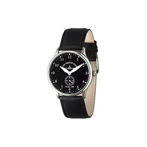 ZENO-watch orologio uomo - flatline venus 180 black - limited edition - 6682-6-a1