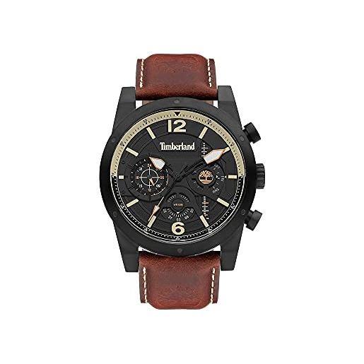 Timberland orologio analogueico quarzo uomo con cinturino in pelle tdwgf2100001