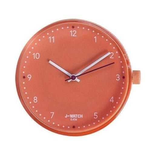 JUSTO orologio j watch quadrante cassa modello grande mm 40 (salmone numeri)