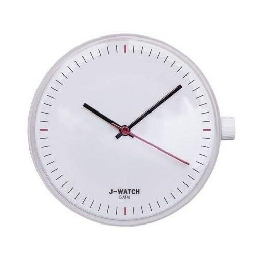 JUSTO orologio j watch quadrante cassa modello grande mm 40 (bianco linee)
