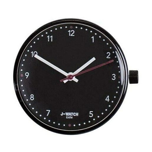 JUSTO orologio j watch cassa modello piccolo mm 32 (nero numeri)