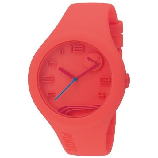 Puma pu103211003 - orologio da polso unisex, plastica, colore: rosso