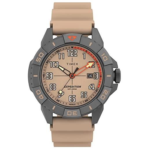 Timex orologio analogueico quarzo uomini con cinturino in gomma tw2v40900