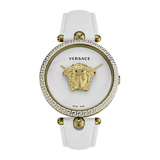 Versace palazzo empire collection luxury orologio da donna timepiece, bianco-veco02022, os, palazzo impero