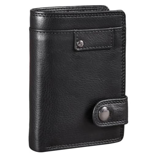 Portafoglio STILORD Cooper In Vera Pelle Bovina, Blocco RFID, Vintage, Con Portamonete, 12,5x9,5x2 Cm, 115 G