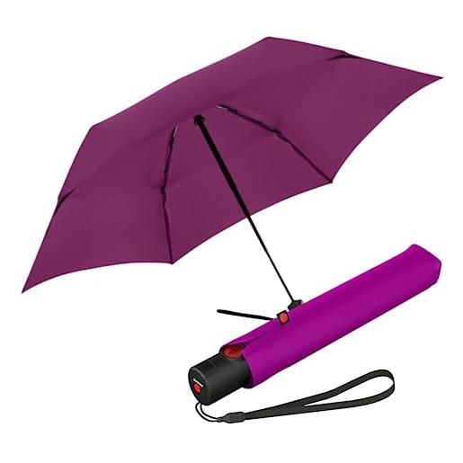Knirps ombrello tascabile in Knirps ultra u. 200 medium duomatic - automatico aperto-chiuso - a prova di tempesta - antivento - berry
