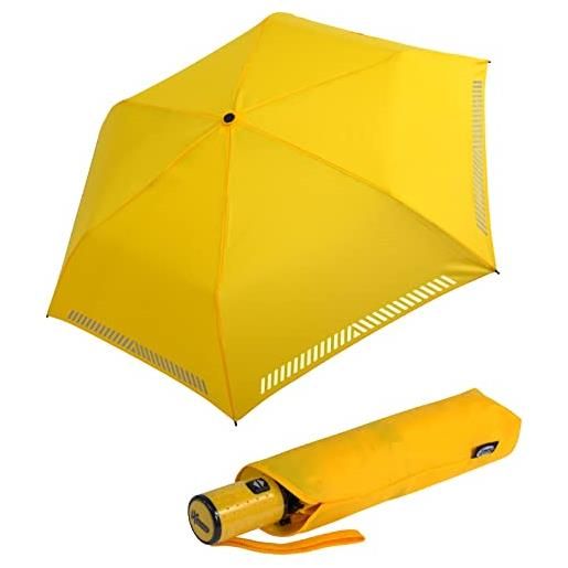 iX-brella mini ombrellone per bambini safety reflex extra leggero, giallo automatico, 95 cm - automatik