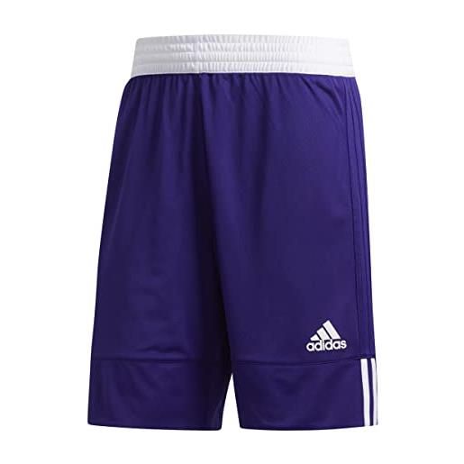 Adidas 3g spee rev shr, pantaloncini uomo, collegiate purple/white, 5xl