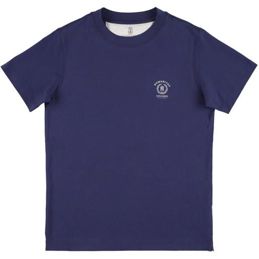 BRUNELLO CUCINELLI t-shirt in jersey di cotone con logo